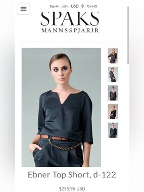 SPAKS MANNSSPJARIR Ebner Top Short- XS